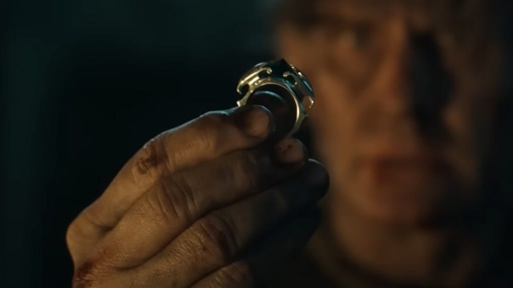 Celebrimbor holding the Nine Rings