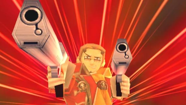 A man holding two pistols during Skies Of Arcadia.