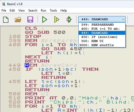 BasinC Sublisting