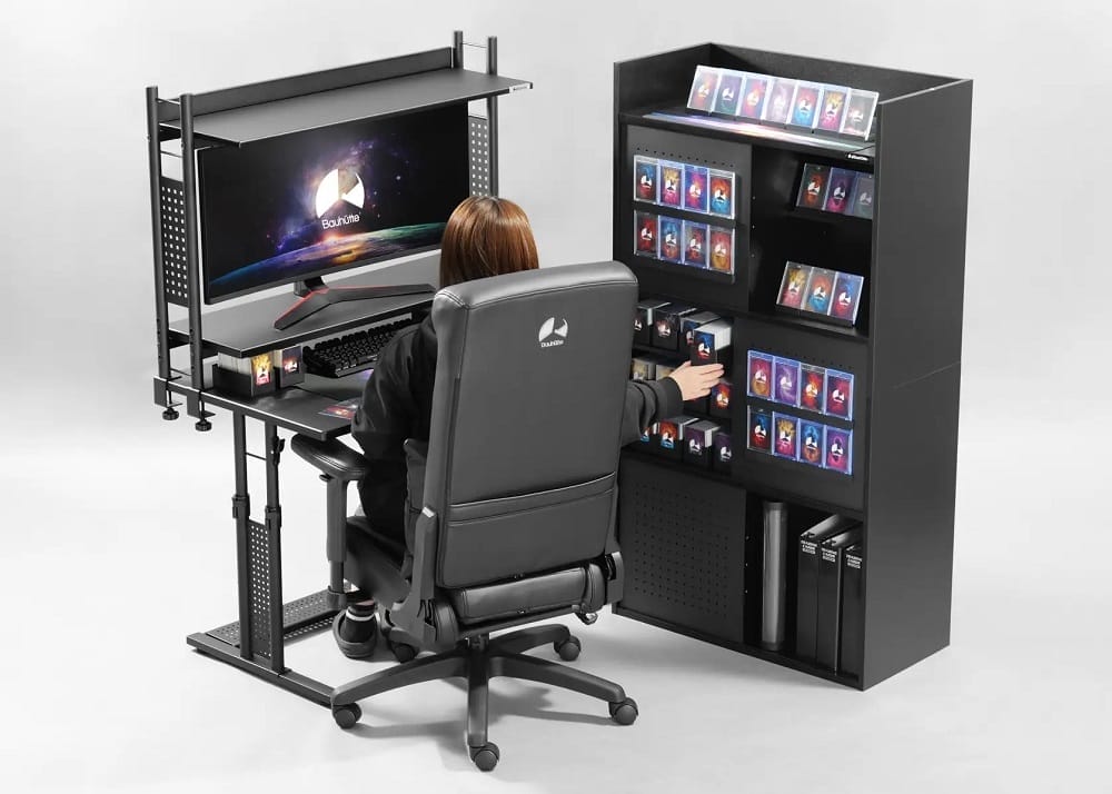 暮らしに便利なアイテム Stylish Cabinets for Trading Card Game Enthusiasts - Console 西洋