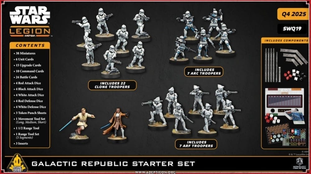 Back of the Galactic Republic Starter Set