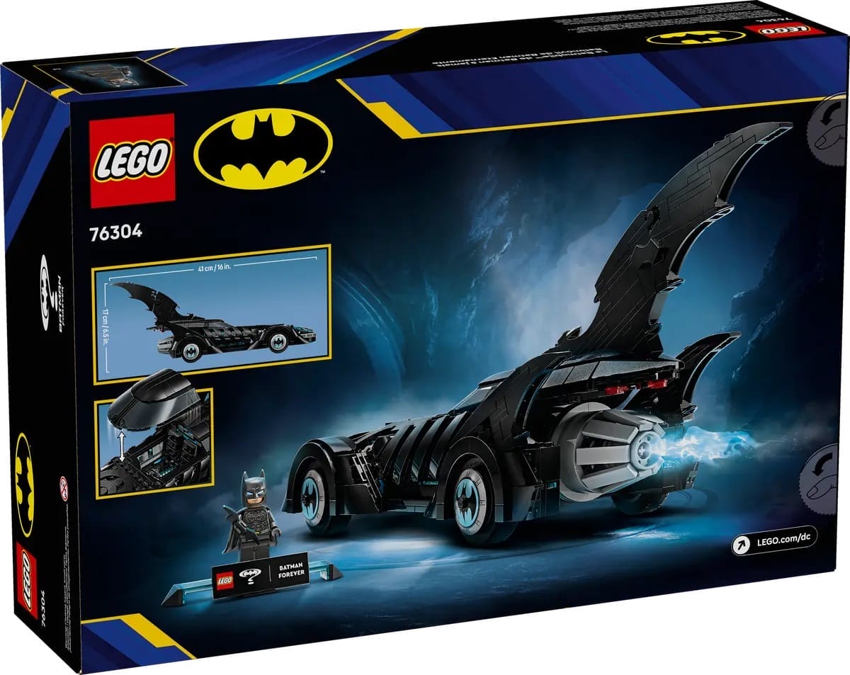 Batman Forever Batmobile Packaging