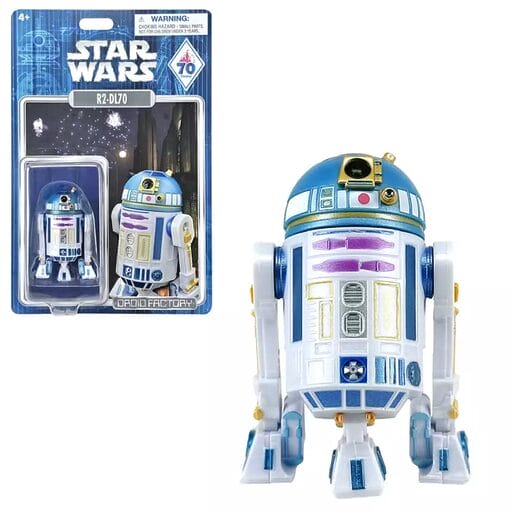 Star Wars R2-DL70 Droid Figure Honors Disneyland 70th - Console